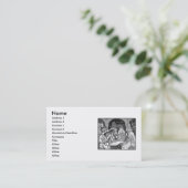 Carte de visite de mode moyen-âge (Debout devant)