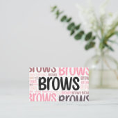 Carte de visite de Modèle d'artiste de flèche modi (Debout devant)