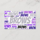 Carte de visite de Modèle d'artiste de flèche modi (Devant)