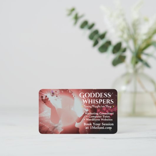 Carte de visite de Modèle de code QR (Debout devant)