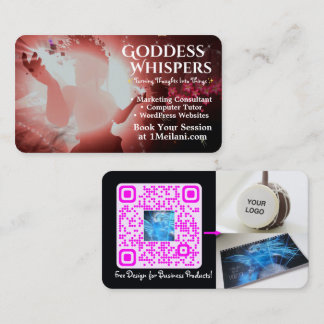 Carte de visite de Modèle de code QR