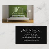 Carte de visite de modèle de dessinateur (Devant / Derrière)