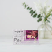 Carte de visite de modèle de miroir de (Debout devant)