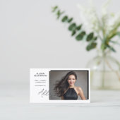 Carte de visite de modèle de signature | Mini Cart (Debout devant)