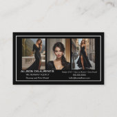 Carte de visite de modèle de signature | Mini Cart (Dos)