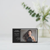 Carte de visite de modèle de signature | Mini Cart (Debout devant)