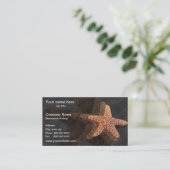 Carte de visite de modèle d'étoiles de mer (Debout devant)