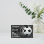 Carte de visite de modèle du football (Debout devant)