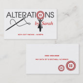 Carte de visite de modification (Devant / Derrière)