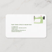 Carte de visite de modifications (Dos)