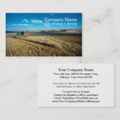 Carte de visite de moissonneuse (Devant / Derrière)