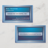 Carte de visite de moniteur d'ordinateur (Devant / Derrière)