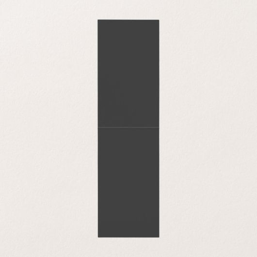 Carte de visite de monogramme blanc gris orange él (Intérieur déplié)