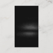 Carte de visite de monogramme jaune gris noir (Dos)