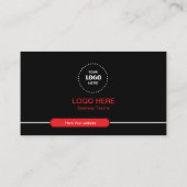 carte de visite de montage photo (Dos)