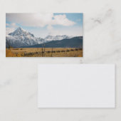 Carte de visite de montagne (Devant / Derrière)