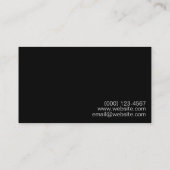 Carte de visite de mosaïque (Dos)