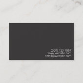 Carte de visite de mosaïque (Dos)