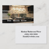 Carte de visite de mosaïque (Devant / Derrière)