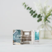 Carte de visite de mosaïque personnalisable (Debout devant)