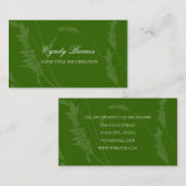 Carte de visite de Motif de couleur (Devant / Derrière)