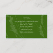 Carte de visite de Motif de couleur (Dos)