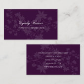 Carte de visite de Motif de couleur (Devant / Derrière)