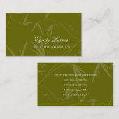 Carte de visite de Motif de couleur (Devant / Derrière)