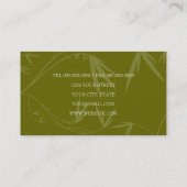 Carte de visite de Motif de couleur (Dos)