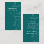 Carte de visite de Motif de couleur (Devant / Derrière)