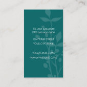 Carte de visite de Motif de couleur (Dos)