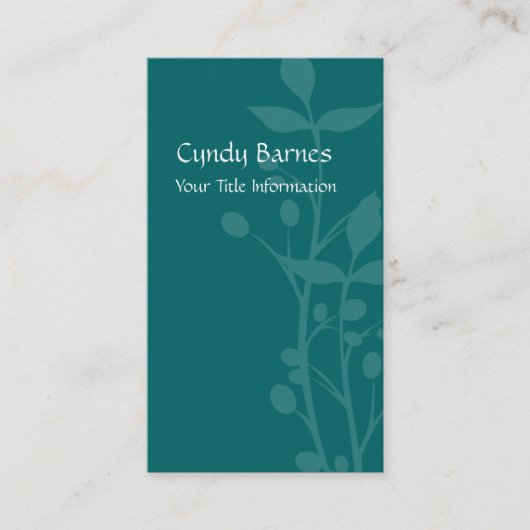 Carte de visite de Motif de couleur (Devant)