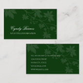 Carte de visite de Motif de couleur (Devant / Derrière)