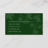 Carte de visite de Motif de couleur (Dos)