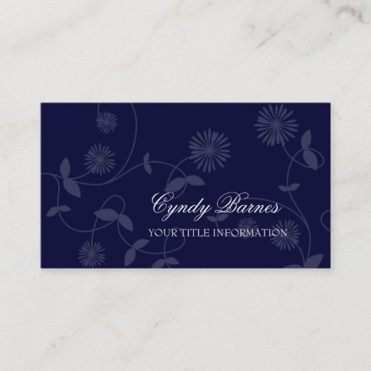 Carte de visite de Motif de couleur (Devant)