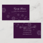 Carte de visite de Motif de couleur (Devant / Derrière)