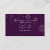 Carte de visite de Motif de couleur (Dos)