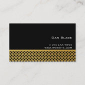 Carte de visite de motif de diamant (Dos)
