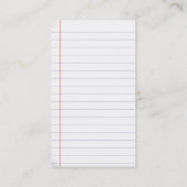 Carte de visite de Motif de papier monogramme mode (Dos)