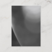 Carte de visite de Motif noir gris (Dos)
