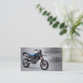 Carte de visite de Moto (Debout devant)