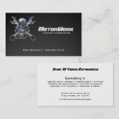 Carte de visite de moto de fibre de carbone de (Devant / Derrière)