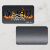 Carte de visite de moto élégant (Devant / Derrière)