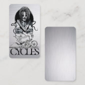 Carte de visite de moto élégant (Devant / Derrière)