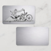 Carte de visite de moto élégant (Devant / Derrière)