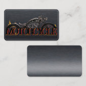 Carte de visite de moto élégant (Devant / Derrière)