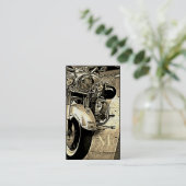    Carte de visite de moto séché (Debout devant)