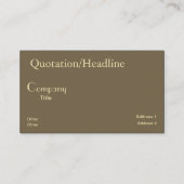    Carte de visite de moto séché (Dos)