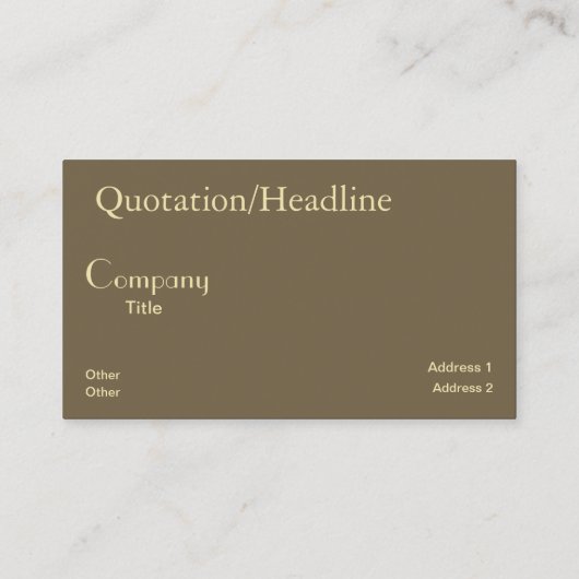 Carte de visite de moto séché (Dos)