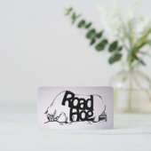 Carte de visite de motocyclette à porcelaine (Debout devant)